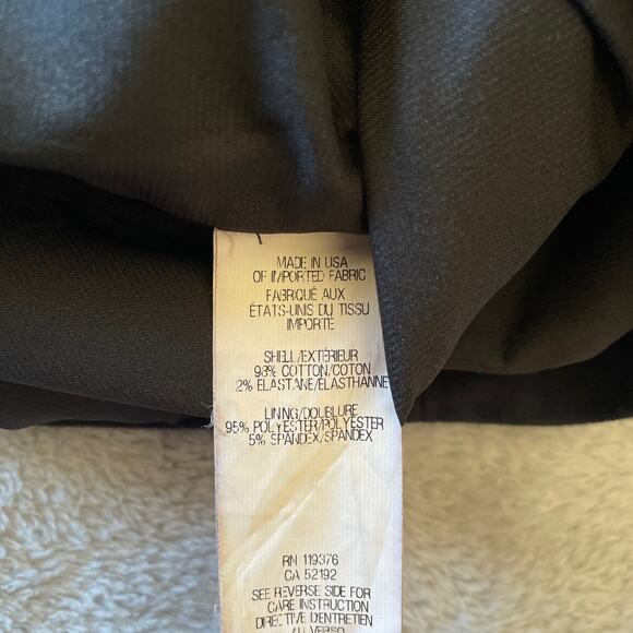 Helmut Lang Dress Womens 4 Black Velveteen Full Size Zip LBD Cocktail Evening - Picture 5 of 9